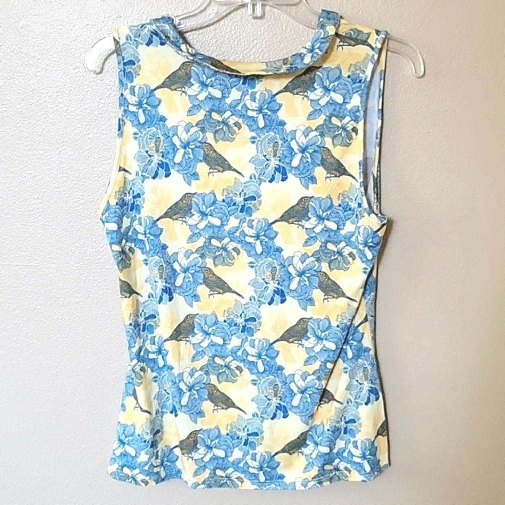 *SUMMER SALE* ModCloth Bird Printed Sleeveless Summer Top - Picture 5 of 7